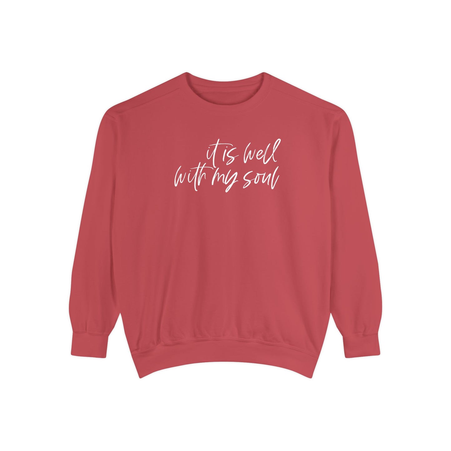 IT IS WELL COMFORT COLORS CREWNECK