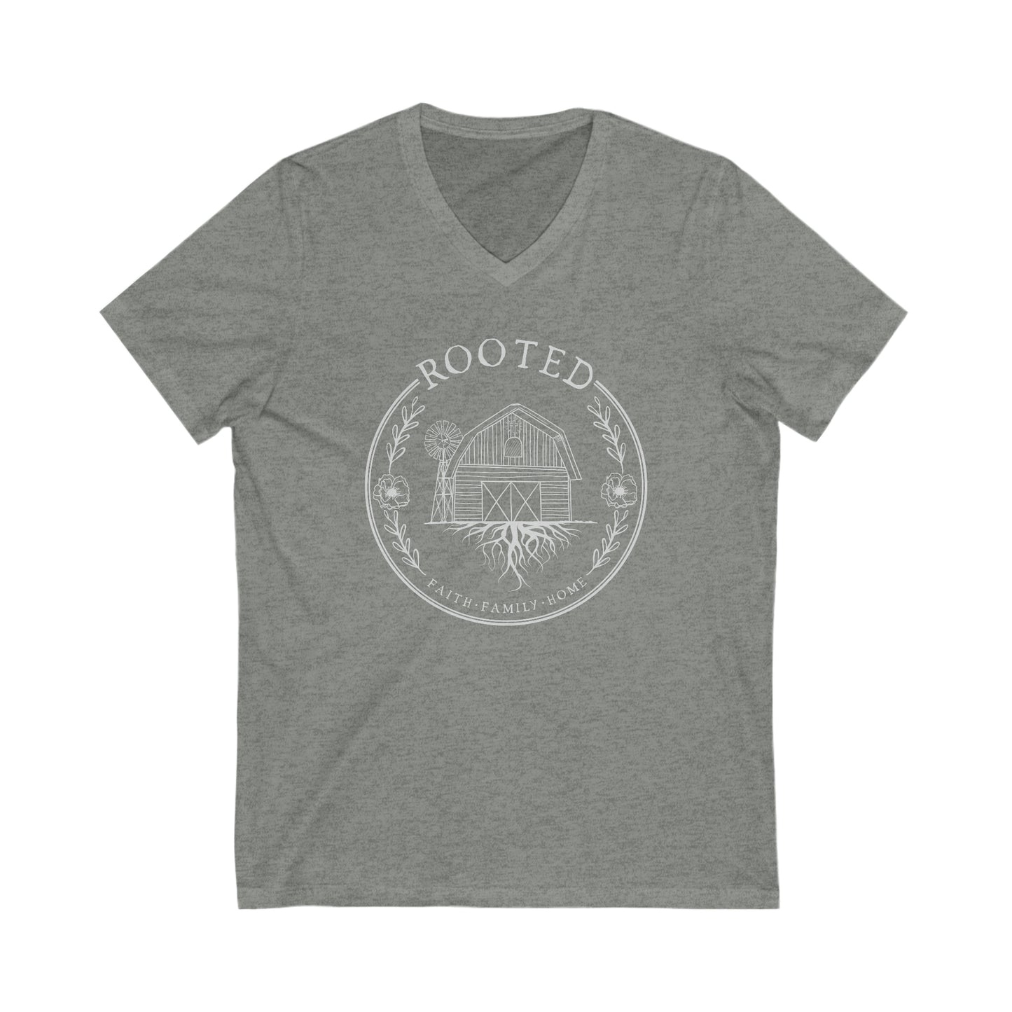 ROOTED V-NECK T-SHIRT
