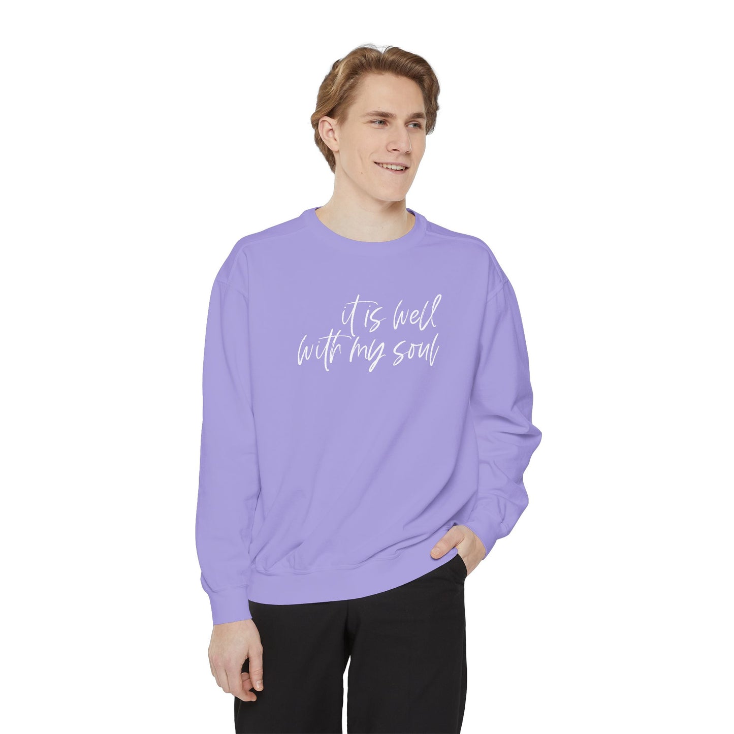 IT IS WELL COMFORT COLORS CREWNECK