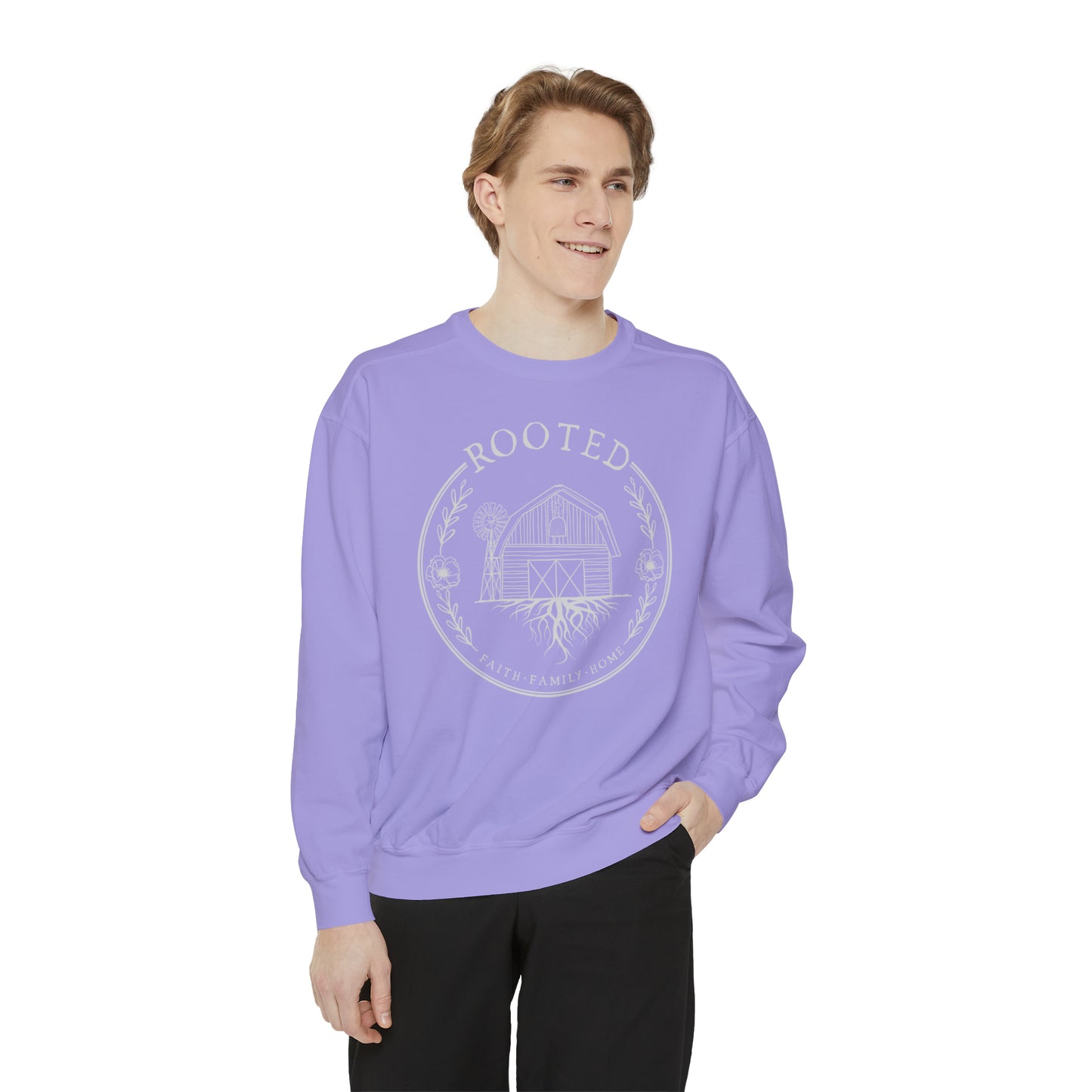 ROOTED COMFORT COLORS CREWNECK