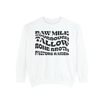 RAW MILK + SOURDOUGH CREWNECK