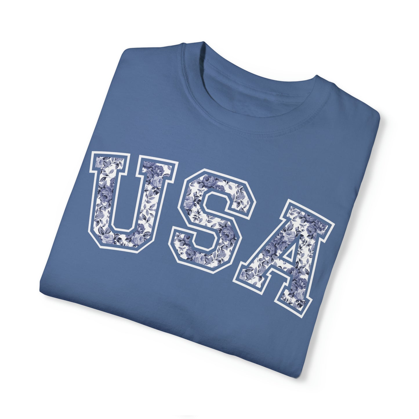 FLORAL USA T-SHIRT