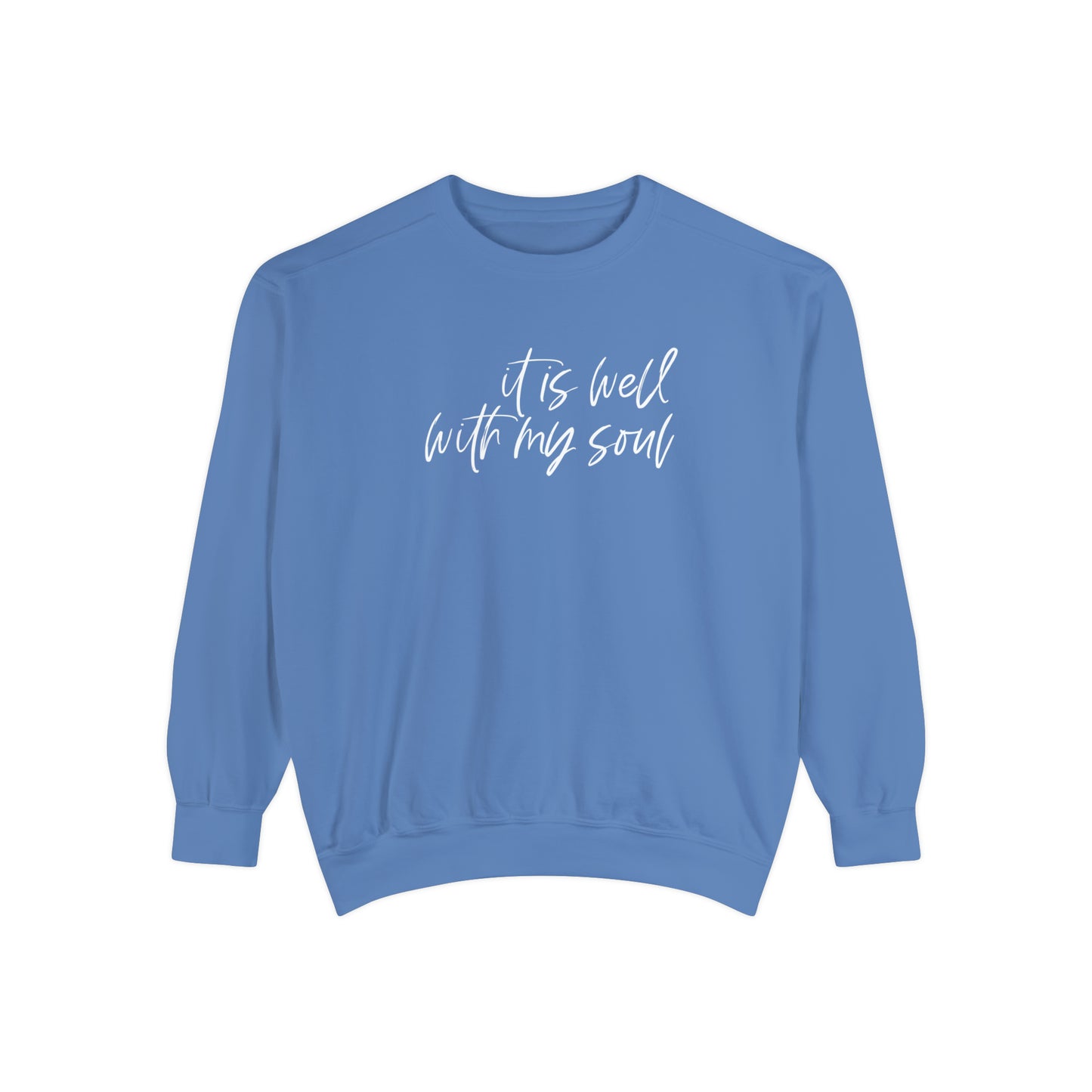 IT IS WELL COMFORT COLORS CREWNECK