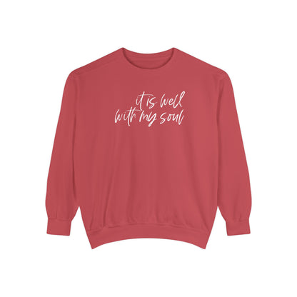 IT IS WELL COMFORT COLORS CREWNECK