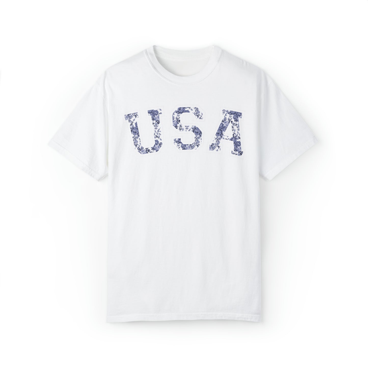 FLORAL USA T-SHIRT