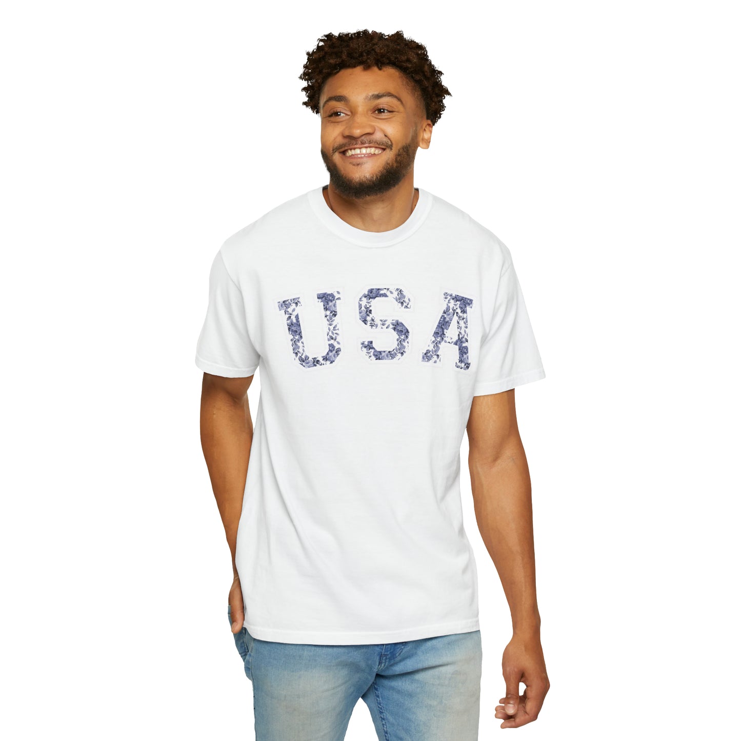 FLORAL USA T-SHIRT