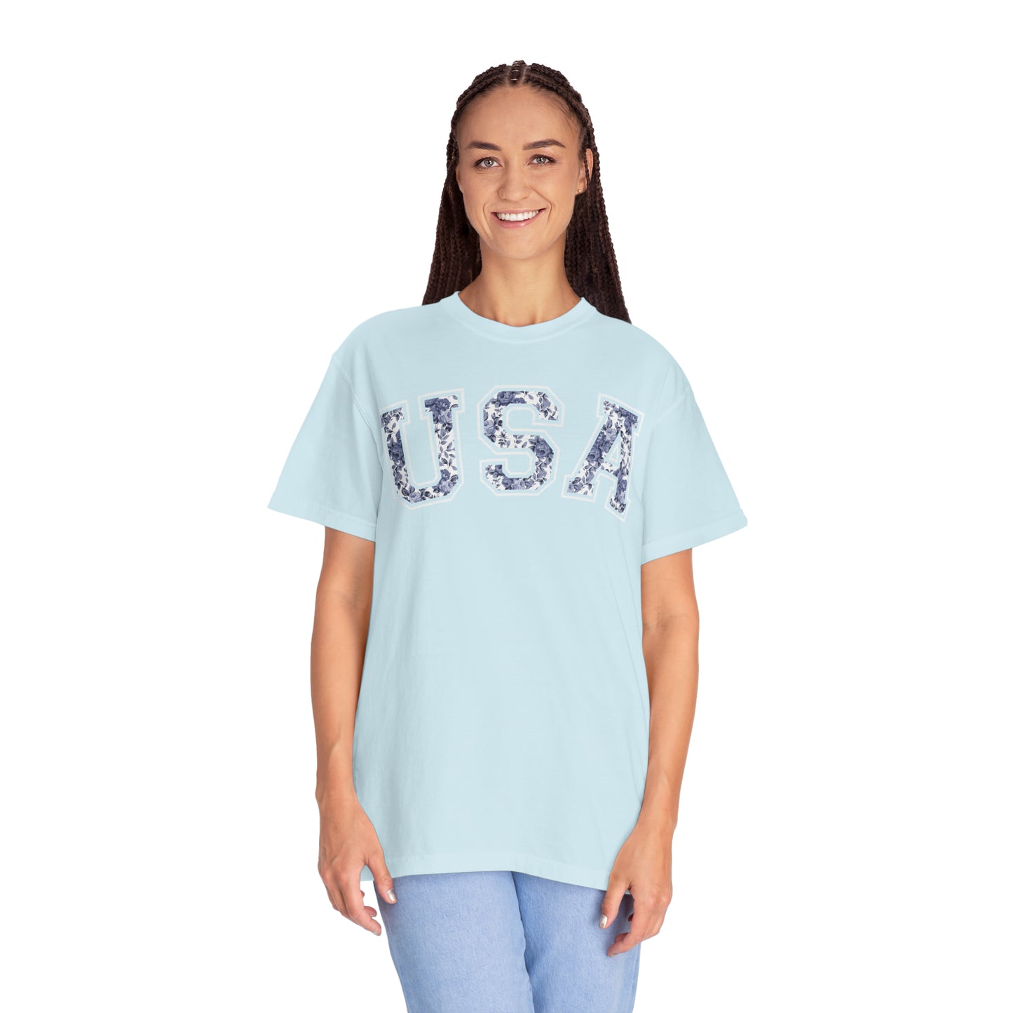 FLORAL USA T-SHIRT