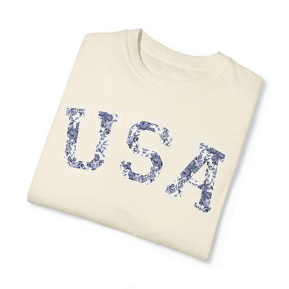 FLORAL USA T-SHIRT