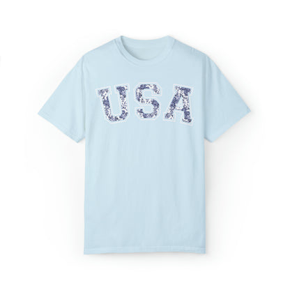 FLORAL USA T-SHIRT