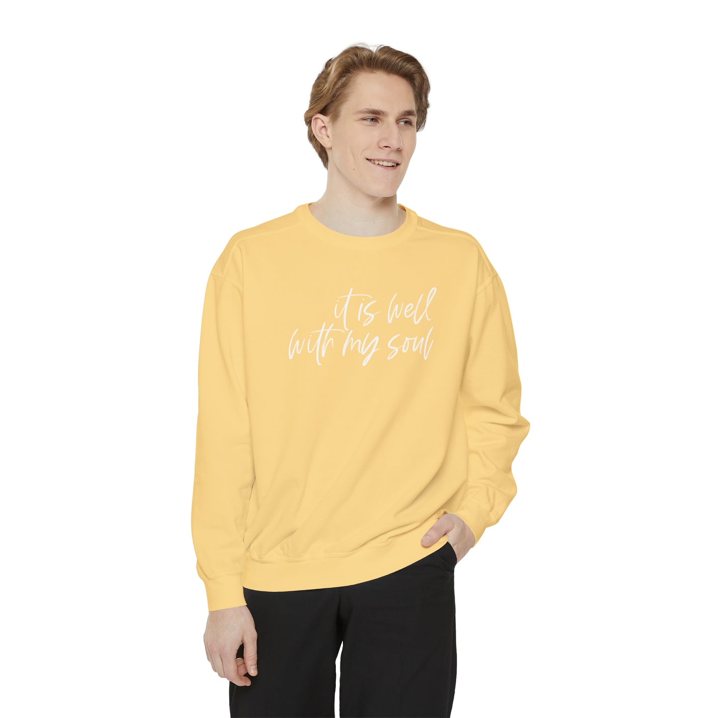 IT IS WELL COMFORT COLORS CREWNECK