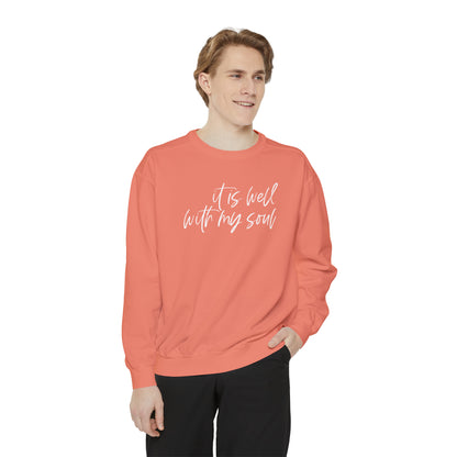 IT IS WELL COMFORT COLORS CREWNECK