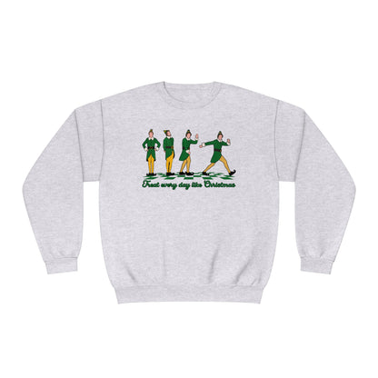 TREAT EVERY DAY LIKE CHRISTMAS CREWNECK