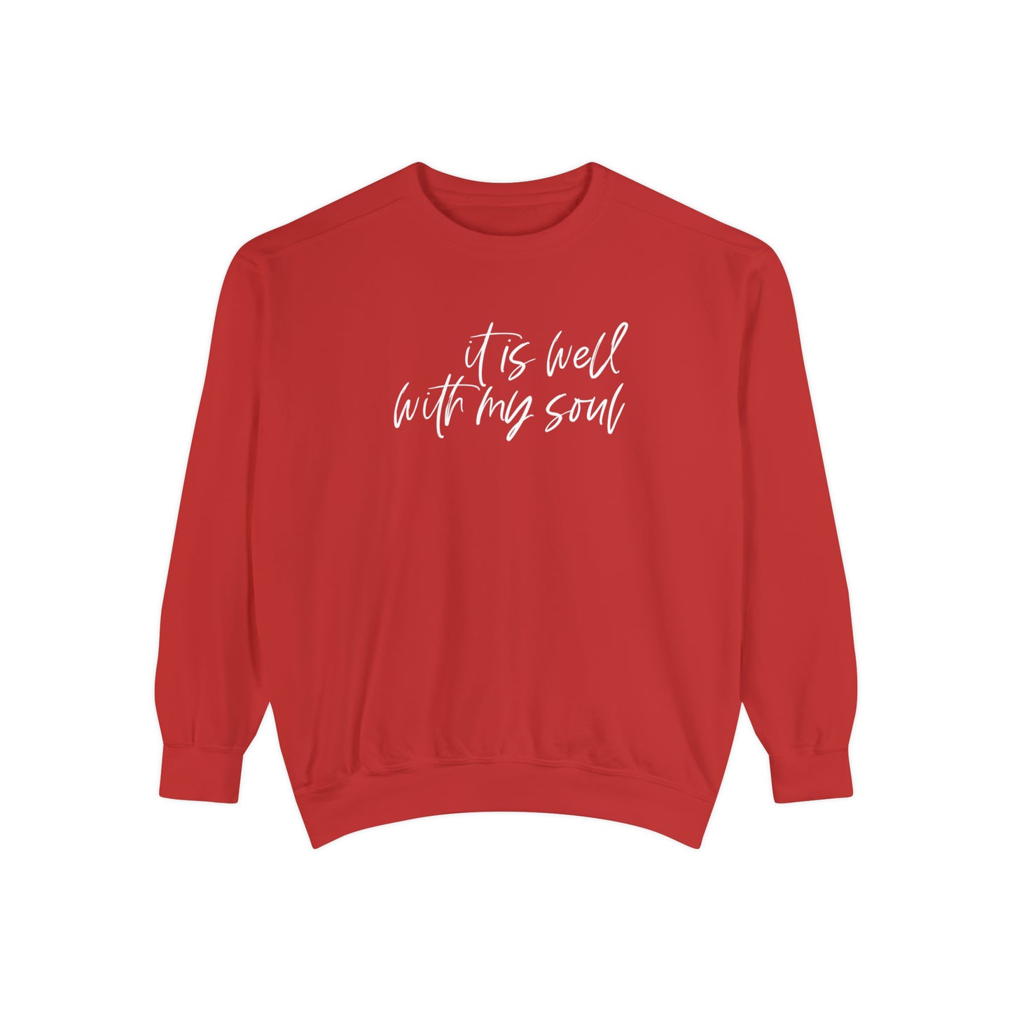 IT IS WELL COMFORT COLORS CREWNECK