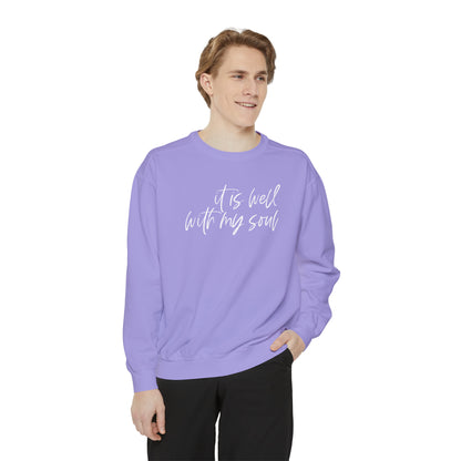 IT IS WELL COMFORT COLORS CREWNECK