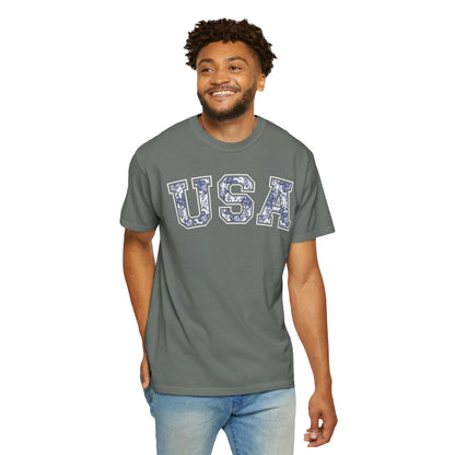 FLORAL USA T-SHIRT