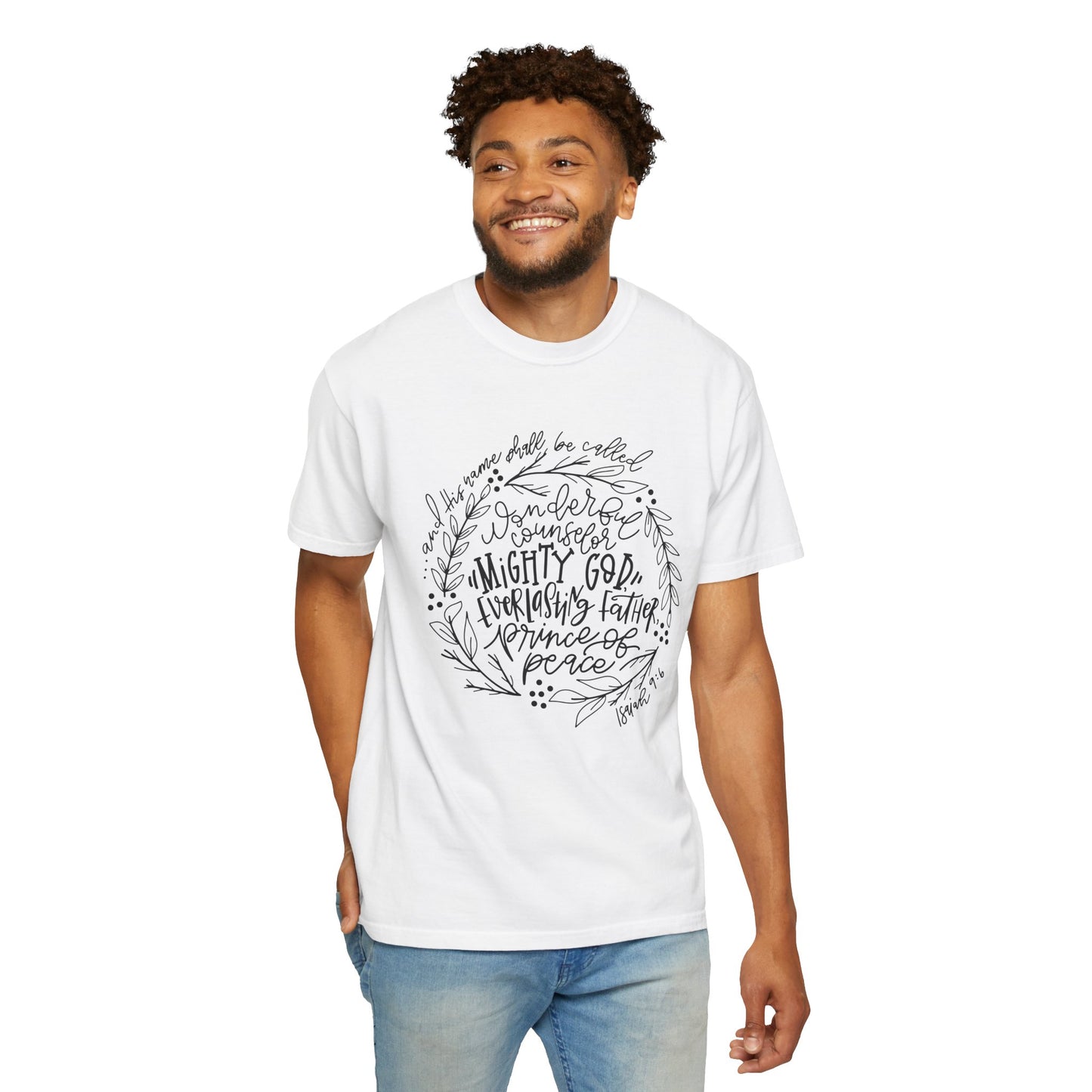 ISAIAH 9:6 CHRISTMAS T-SHIRT