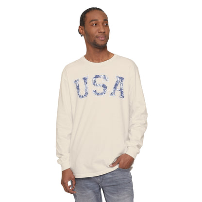 FLORAL USA LONG SLEEVE