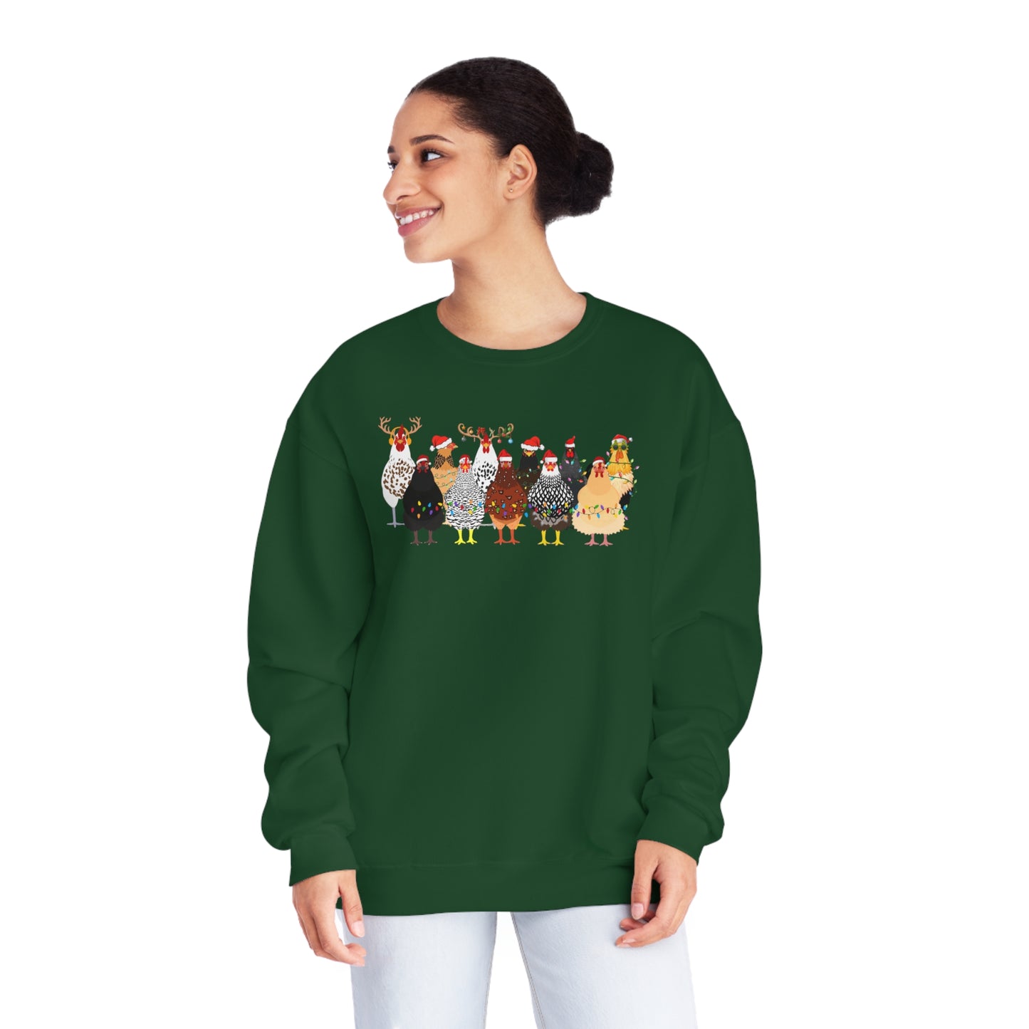 CHRISTMAS CHICKENS CREWNECK