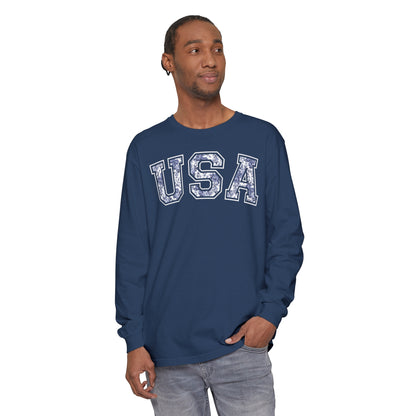 FLORAL USA LONG SLEEVE