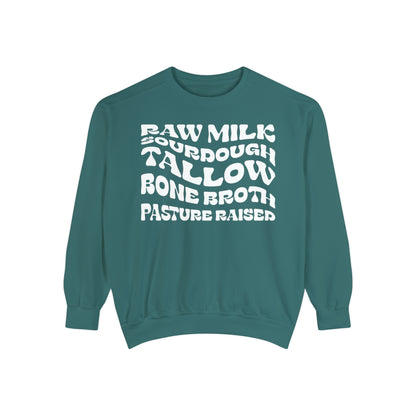 RAW MILK + SOURDOUGH CREWNECK