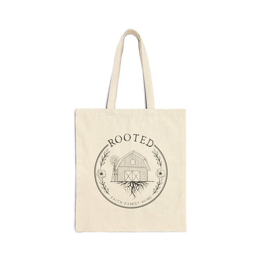 ROOTED CANVAS TOTE