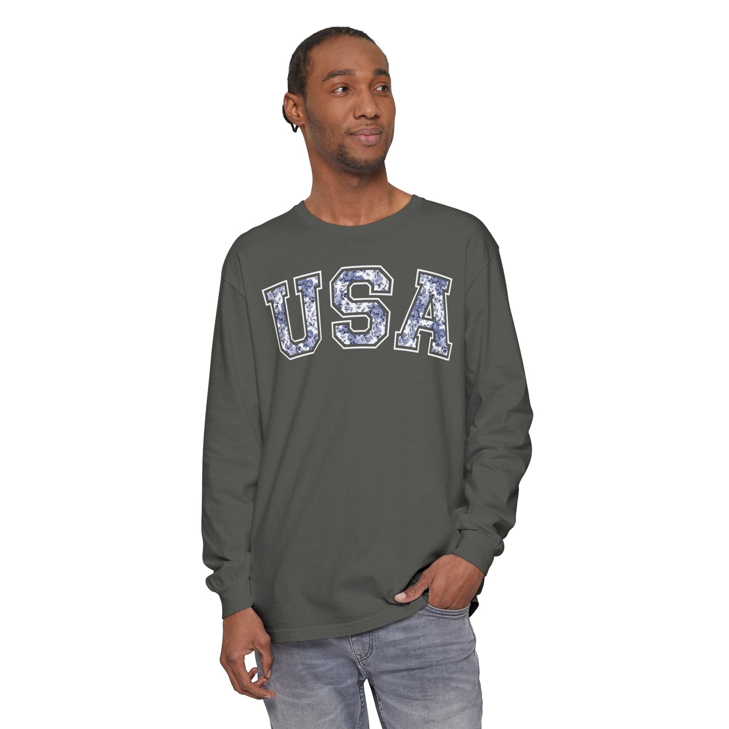 FLORAL USA LONG SLEEVE