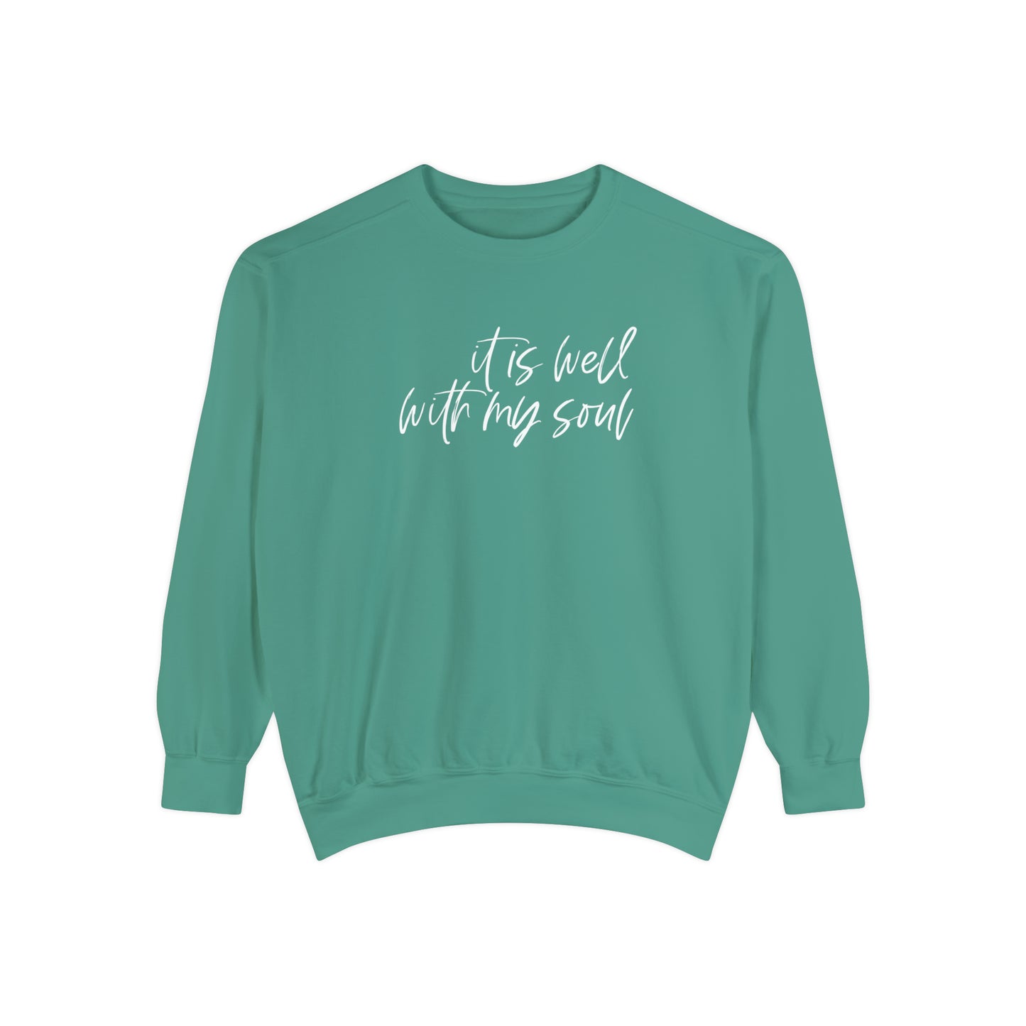 IT IS WELL COMFORT COLORS CREWNECK