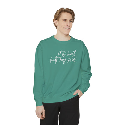 IT IS WELL COMFORT COLORS CREWNECK