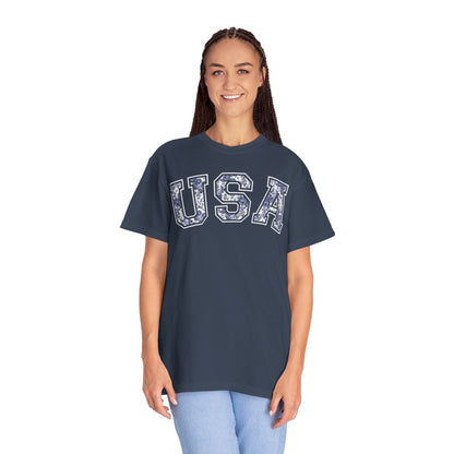 FLORAL USA T-SHIRT