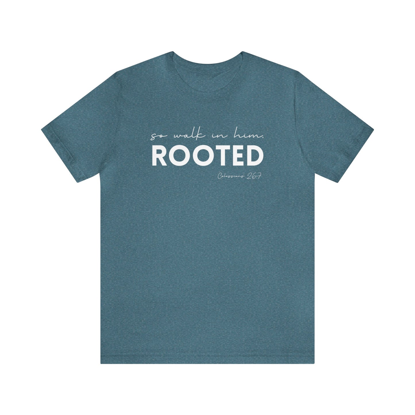 SO WALK IN HIM, ROOTED T-SHIRT