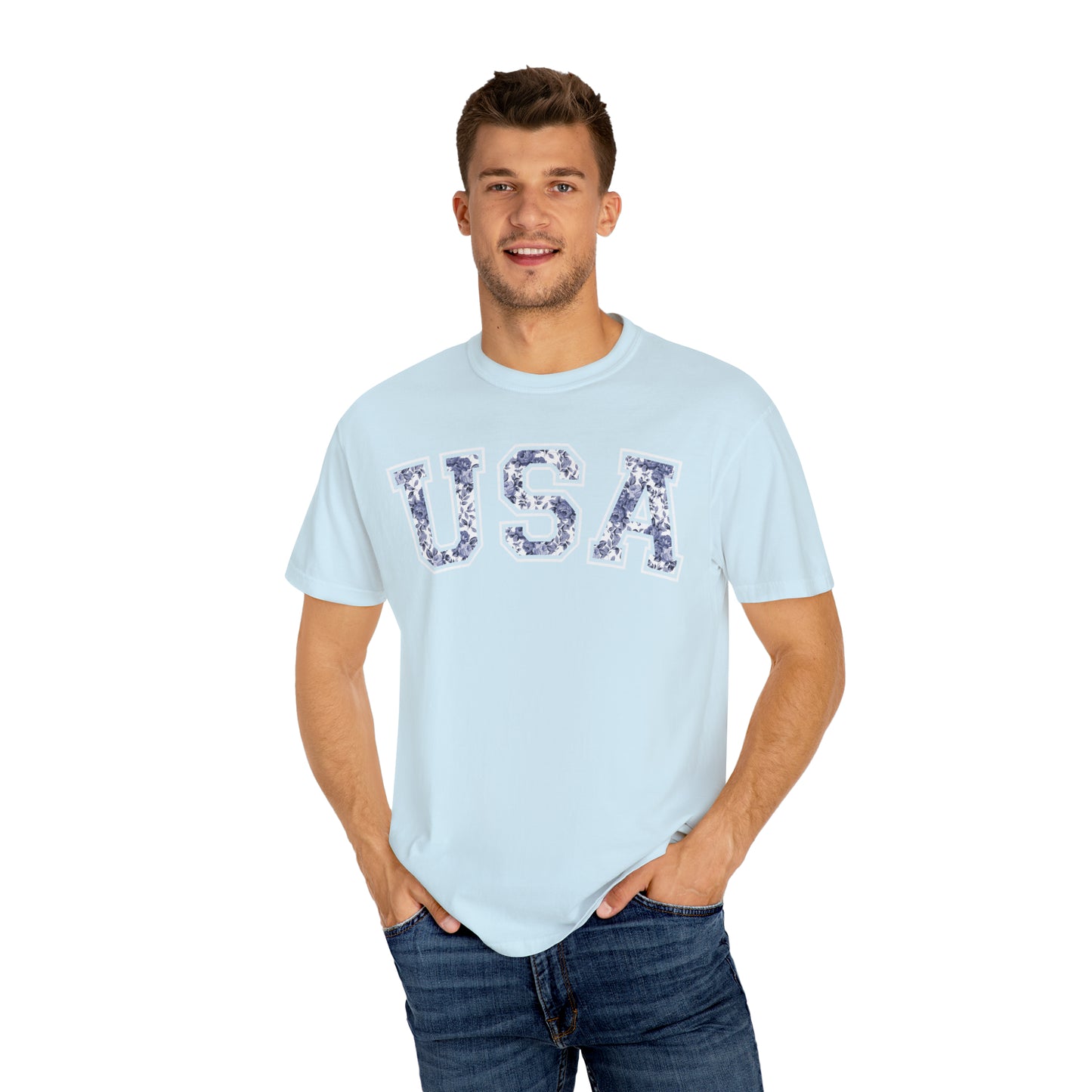 FLORAL USA T-SHIRT