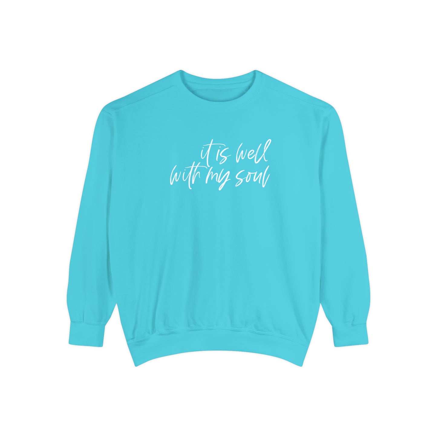 IT IS WELL COMFORT COLORS CREWNECK