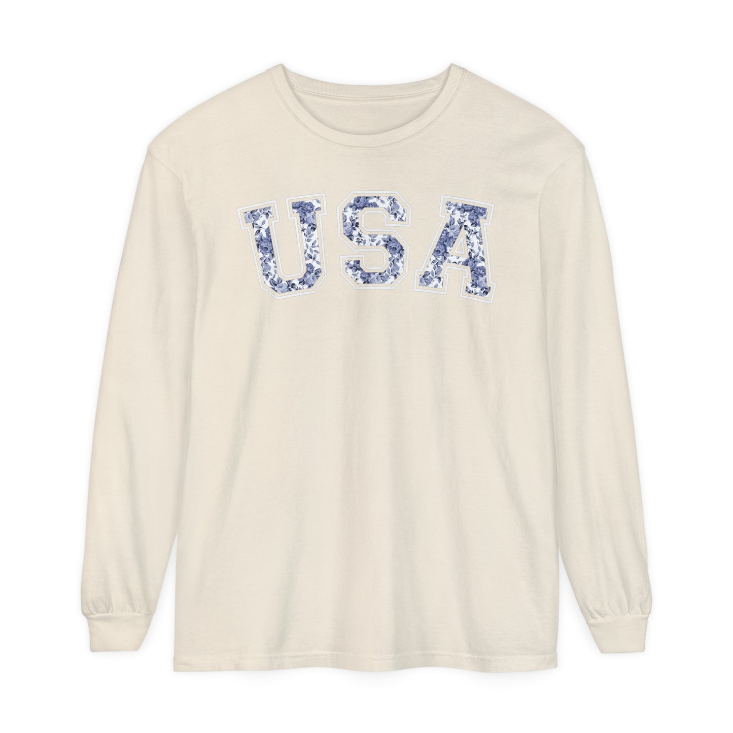 FLORAL USA LONG SLEEVE