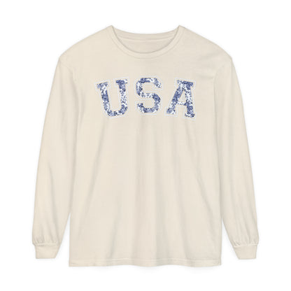 FLORAL USA LONG SLEEVE