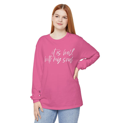 IT IS WELL WITH MY SOUL LONG SLEEVE