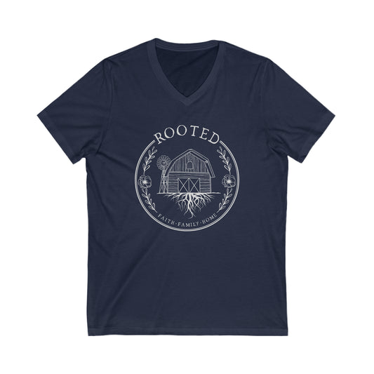 ROOTED V-NECK T-SHIRT