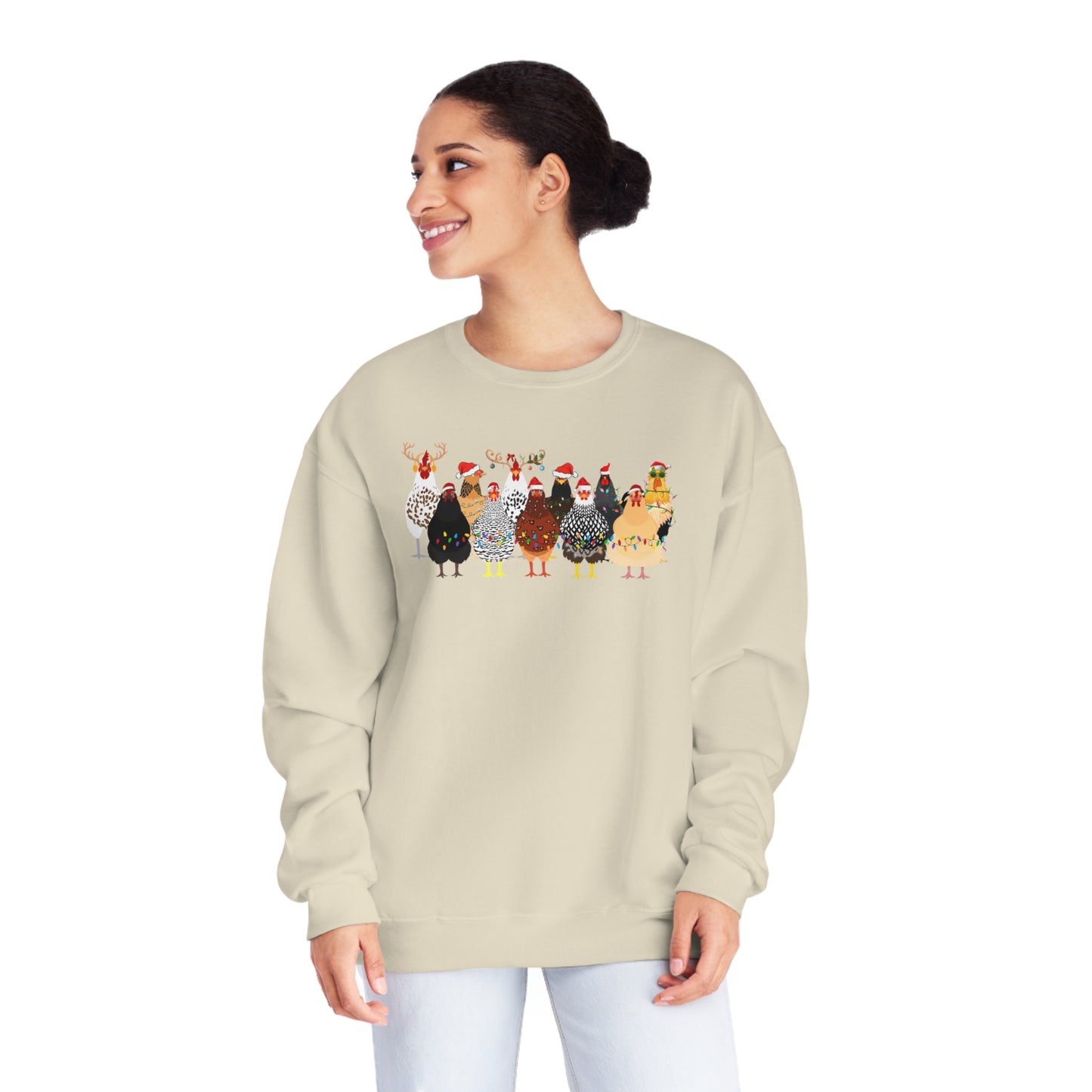 CHRISTMAS CHICKENS CREWNECK