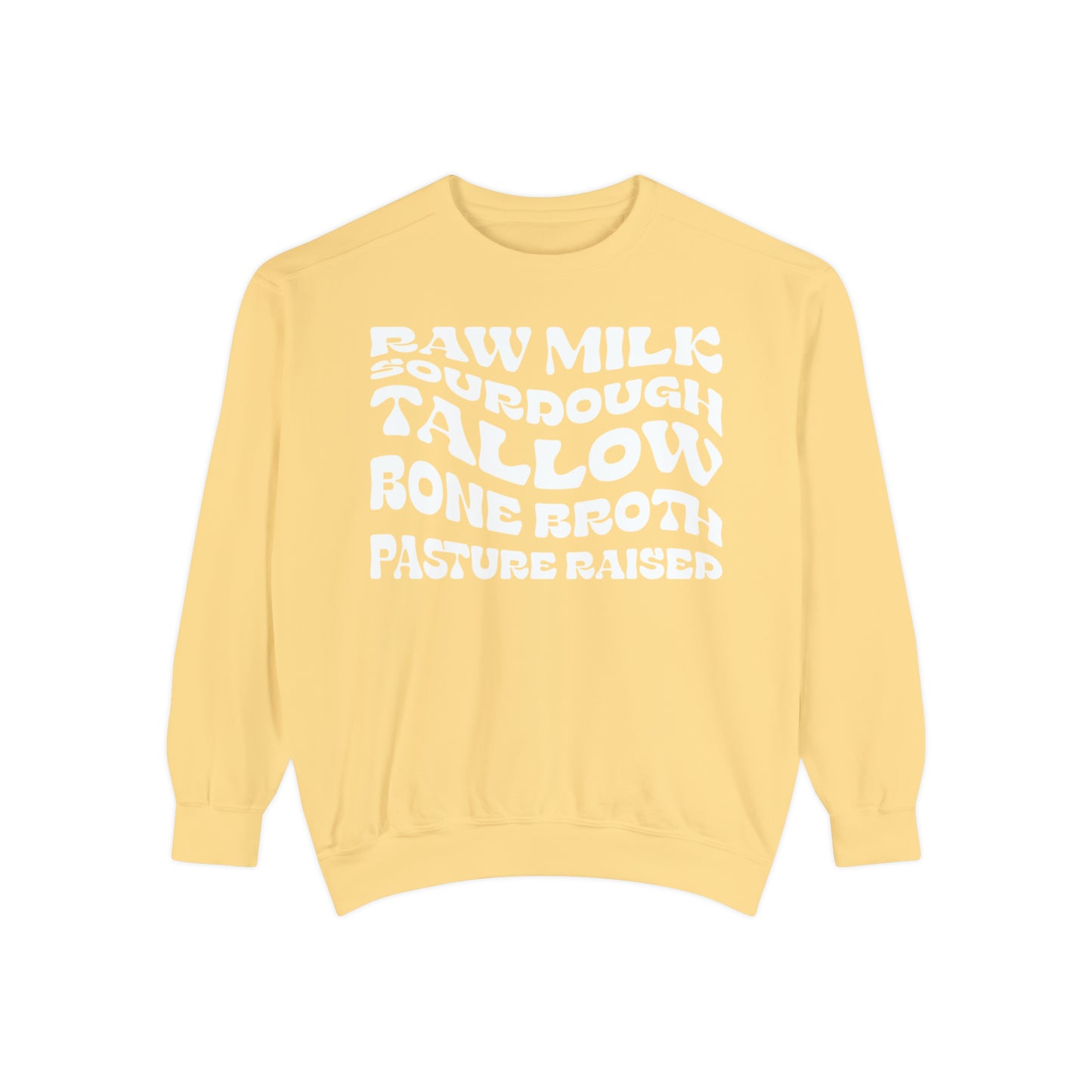 RAW MILK + SOURDOUGH CREWNECK