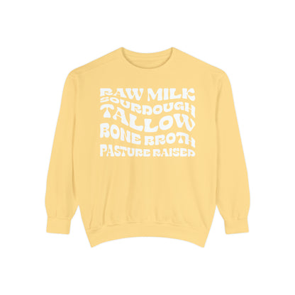 RAW MILK + SOURDOUGH CREWNECK