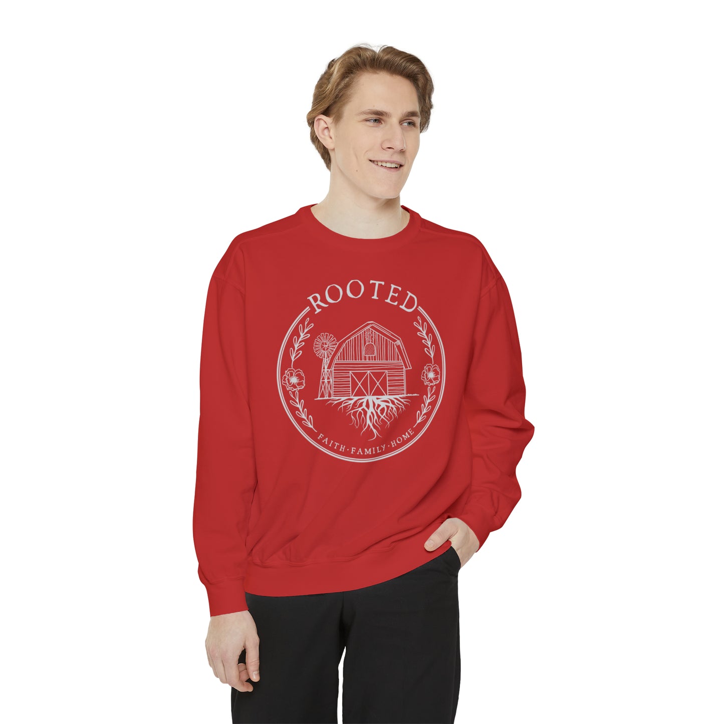 ROOTED COMFORT COLORS CREWNECK