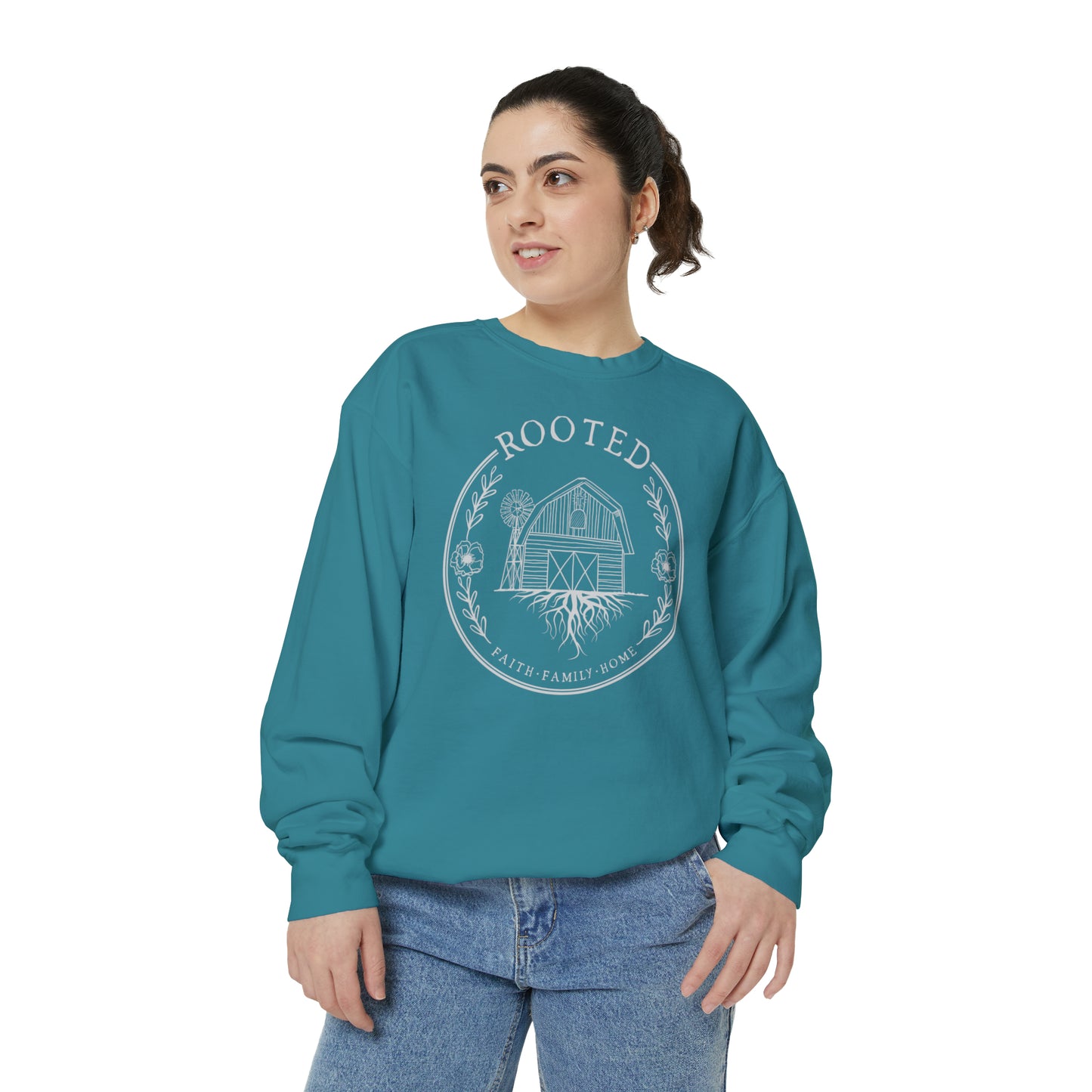 ROOTED COMFORT COLORS CREWNECK