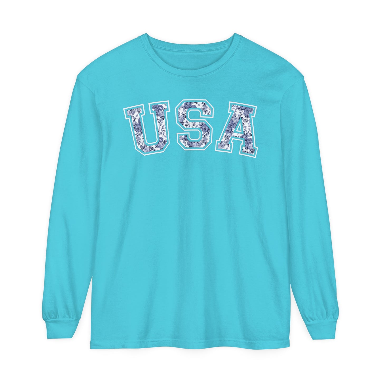 FLORAL USA LONG SLEEVE