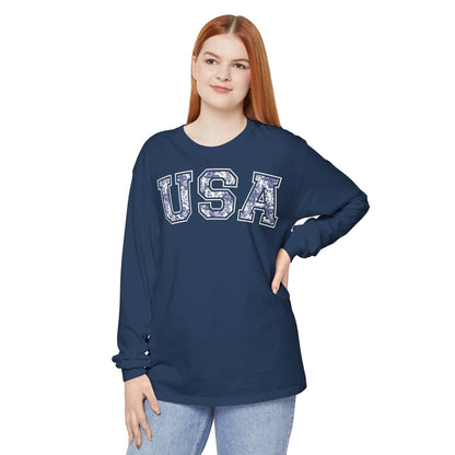 FLORAL USA LONG SLEEVE