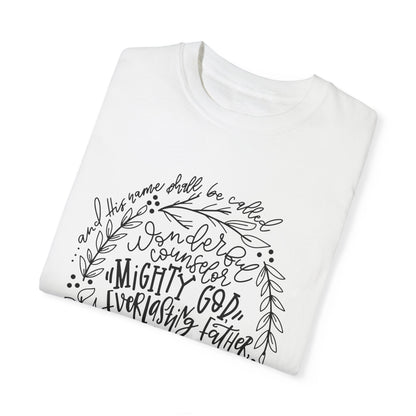 ISAIAH 9:6 CHRISTMAS T-SHIRT