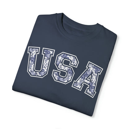 FLORAL USA T-SHIRT