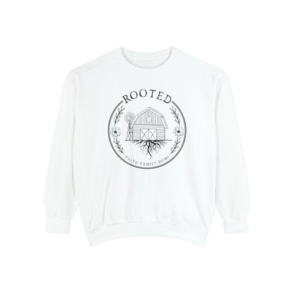 ROOTED COMFORT COLORS LOGO CREWNECK