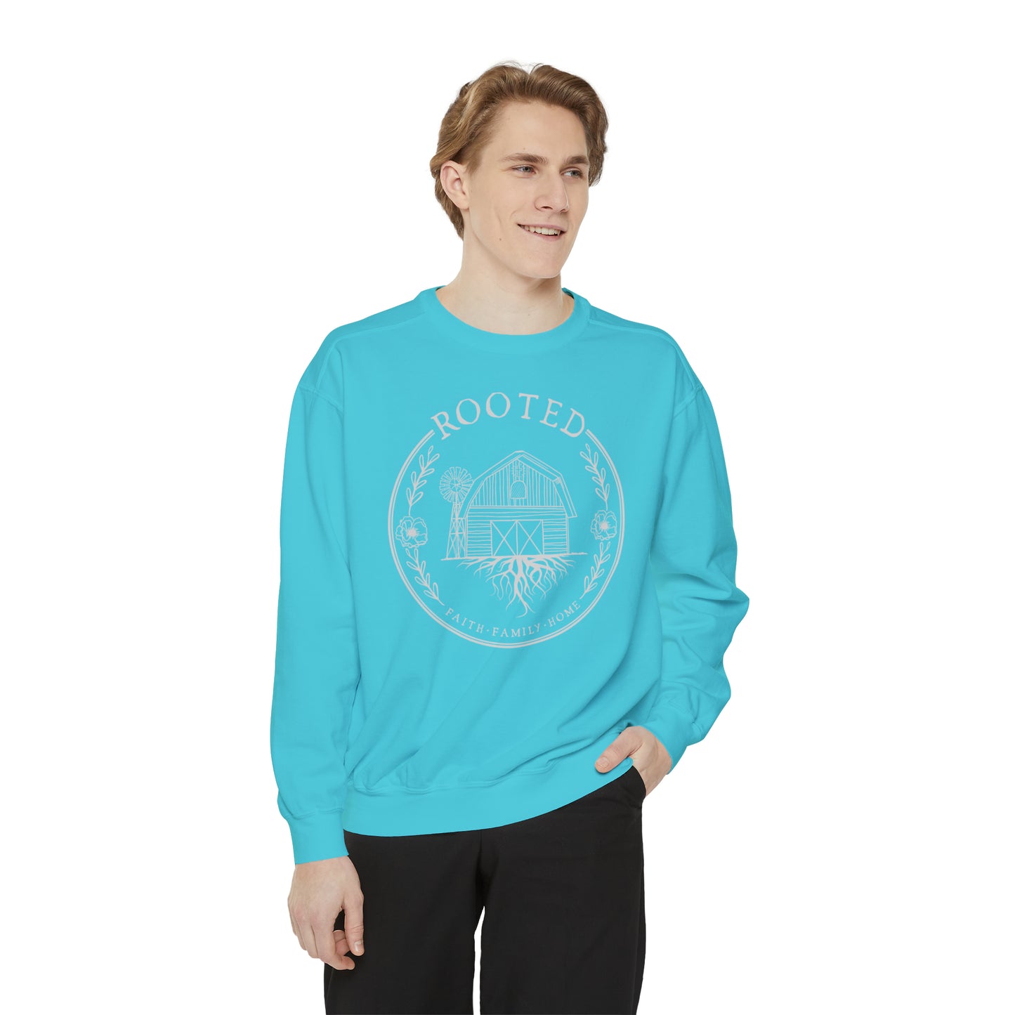 ROOTED COMFORT COLORS CREWNECK