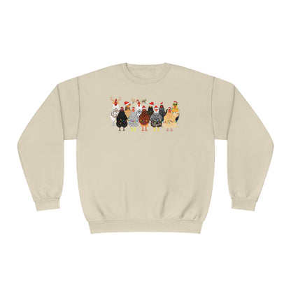 CHRISTMAS CHICKENS CREWNECK