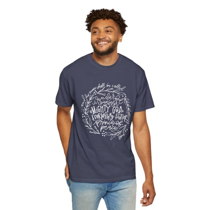 ISAIAH 9:6 CHRISTMAS T-SHIRT