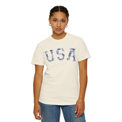 FLORAL USA T-SHIRT